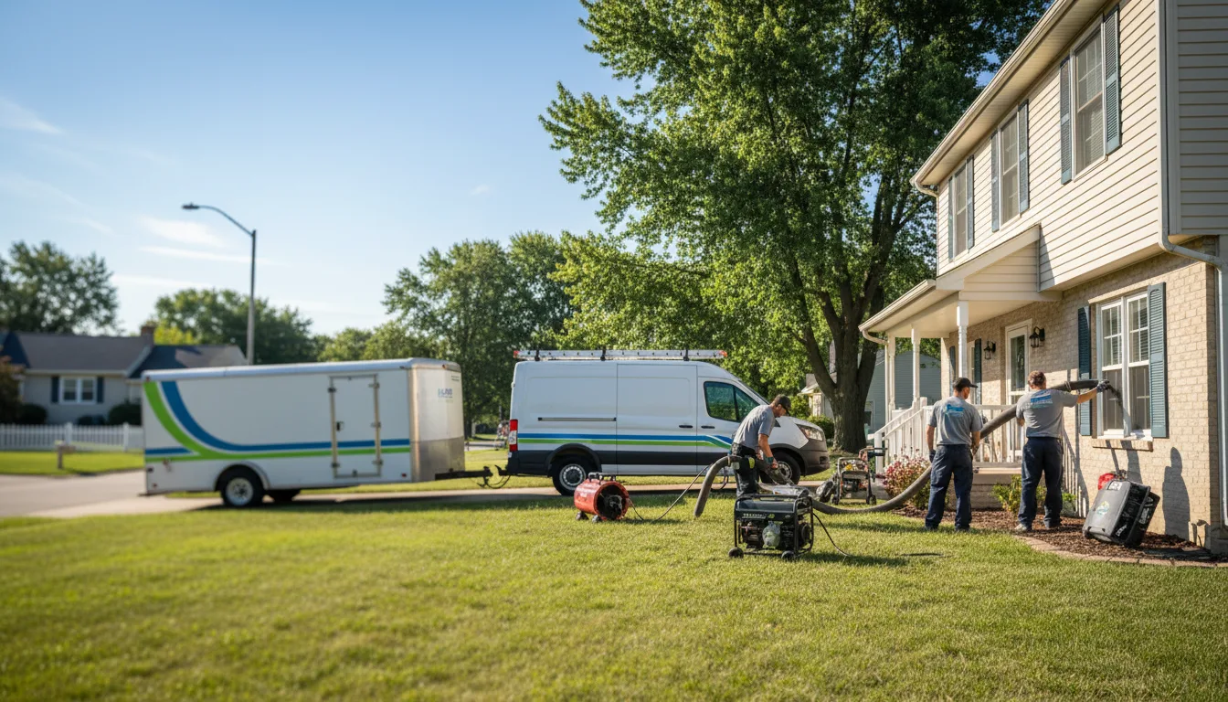 Flooded Basement Restoration And Cleanup With Repair in Barnes City, IA near me
